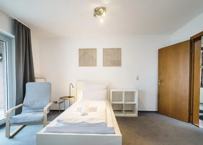 Wooon I O105 Xxl I 10 Personen I 4 Schlafzimmer I 160m2 I Smart I P I 아파트 Ibbenbüren